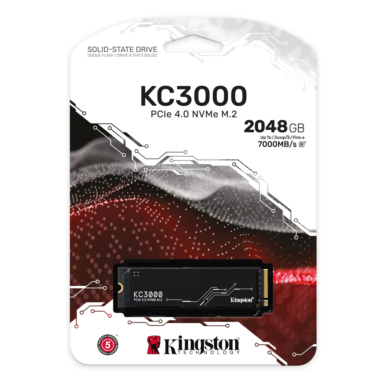 Kingston KC3000 2TB NVMe SSD product image 2