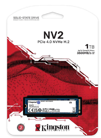 Kingston NV2 1TB NVMe SSD product image 2